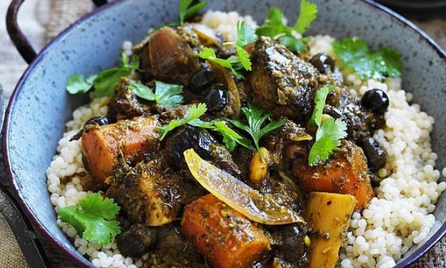 طريقة عمل طاجن التورلي باللحم