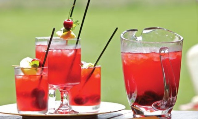 طريقة عمل ليموناضة الكرز